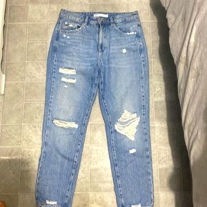 denim mom jeans